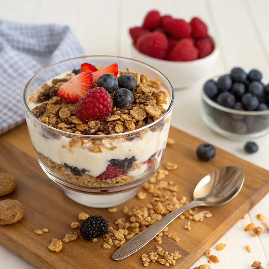 Granola and Yogurt Parfait